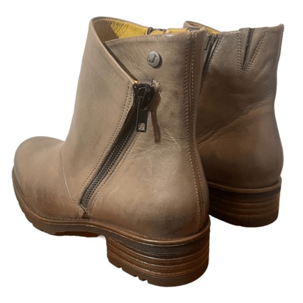 NWT Jafa 482 Malto Brown Ankle Boots Size 38‎ - Picture 9 of 11